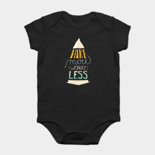 Hike more Worry less Baby Bodysuit